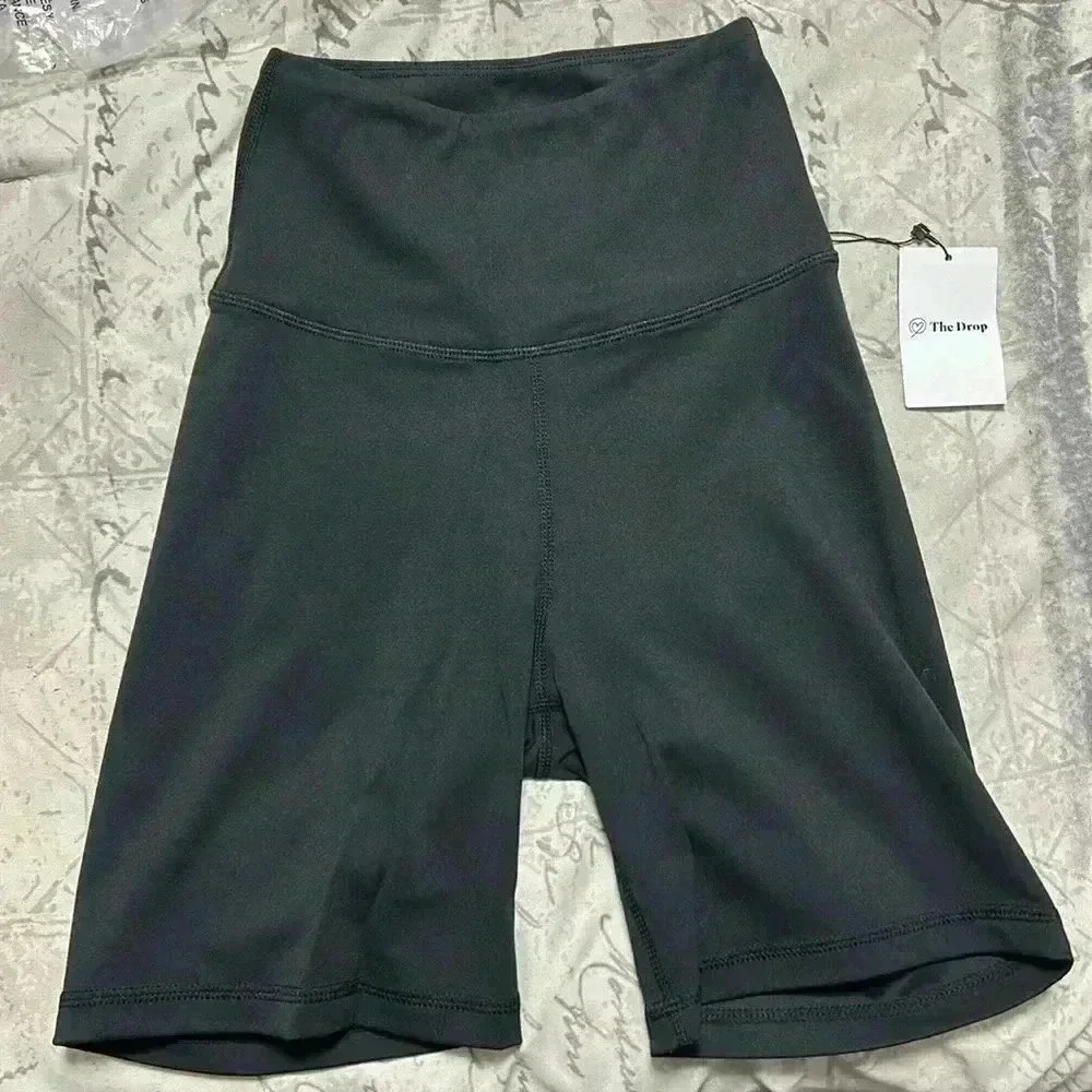 The Drop | High Rise Multi Stretch Biker Short - Picture 2 of 2